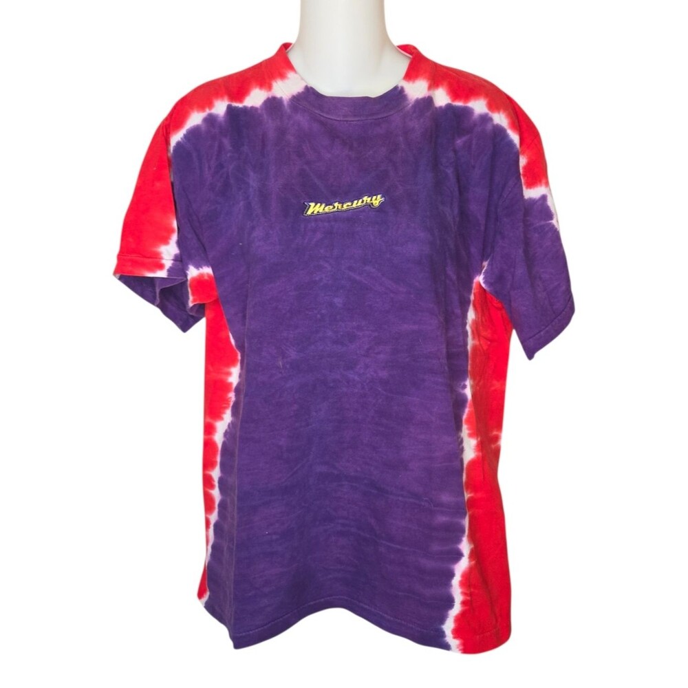 WNBA Phoenix Mercury Vintage Tie-Dye Cotton Crewneck T-shirt Top, Size Medium